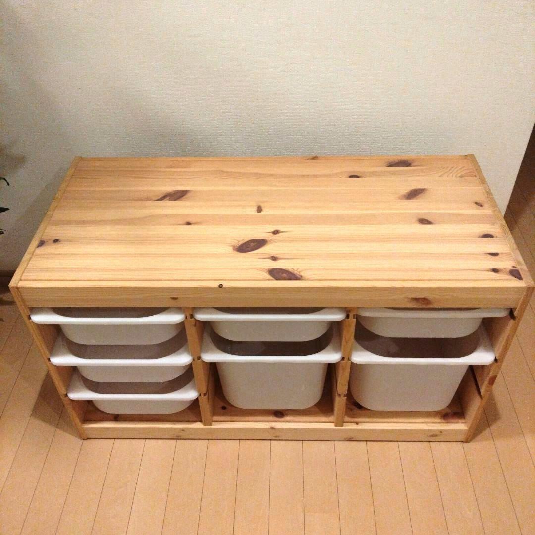 IKEA　トロファスト収納ボックス付き