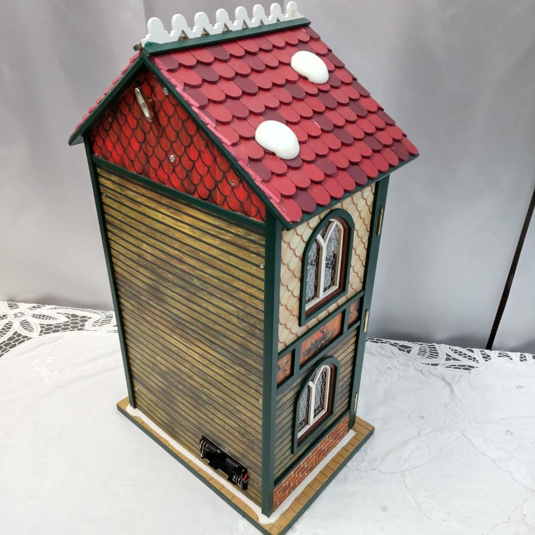 ハウス型オルゴール　新品訳アリ　ドールハウス　ミニチュア　クリスマス　ジオラマ