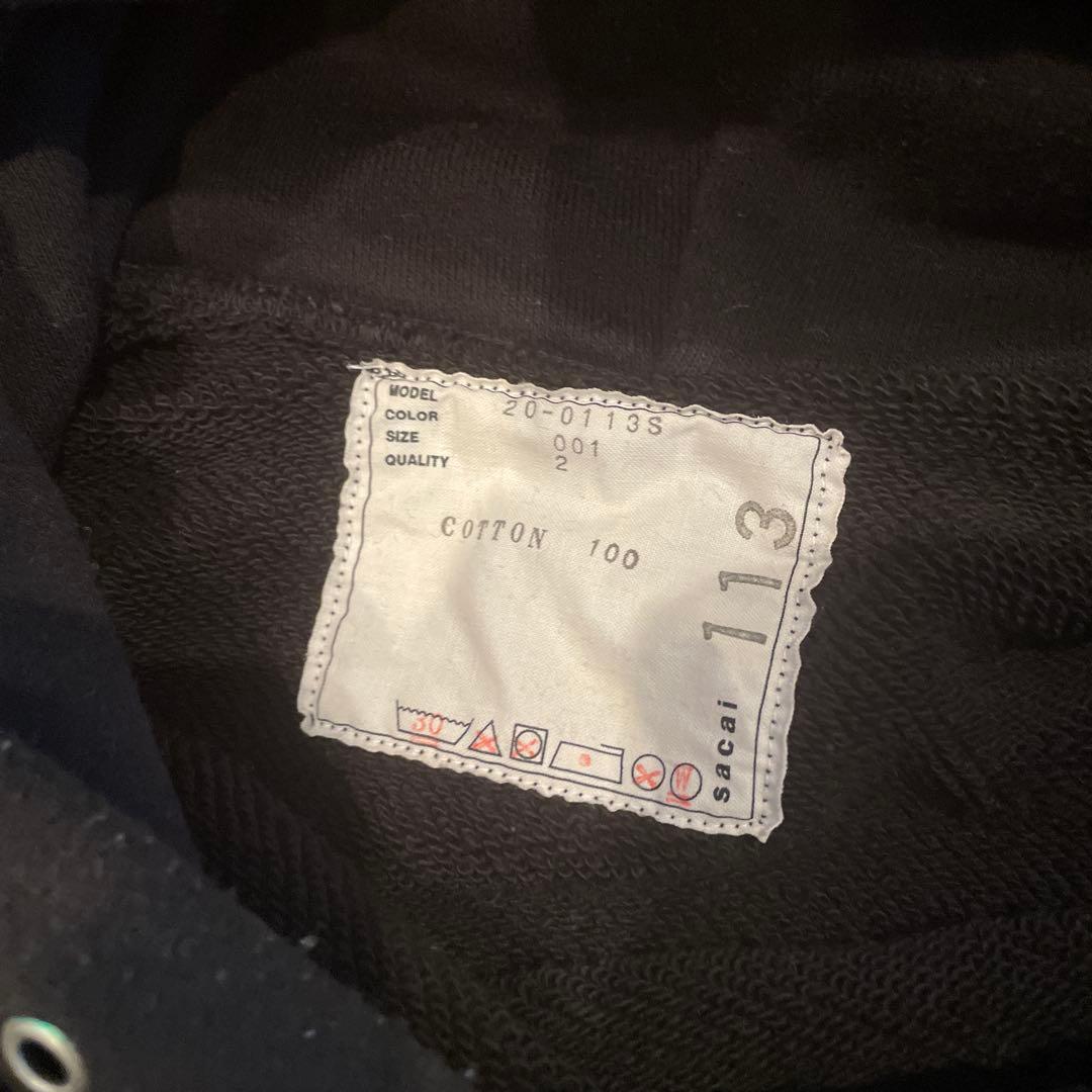 sacai パーカー