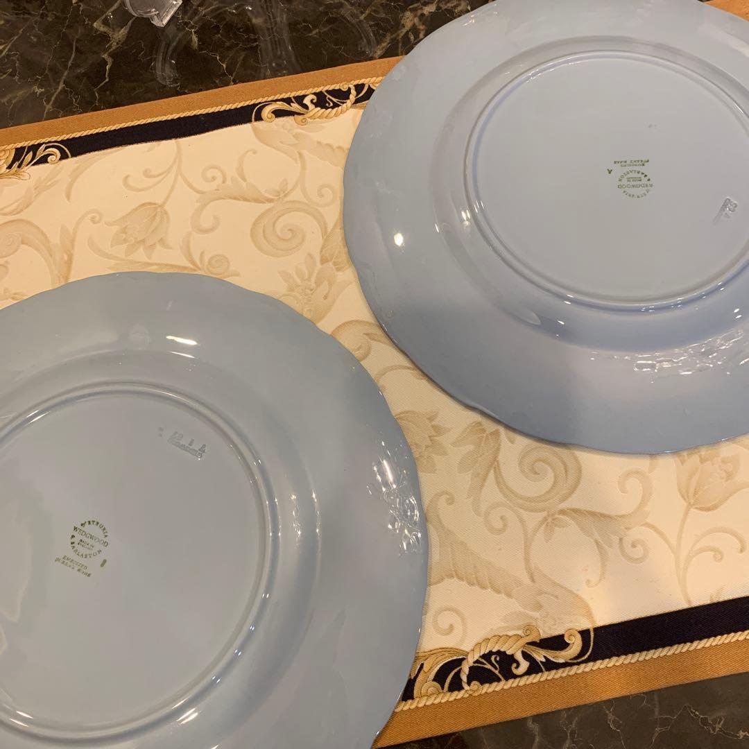 希少　ウェッジウッド エンボスド　クイーンズウェア　ディナープレート