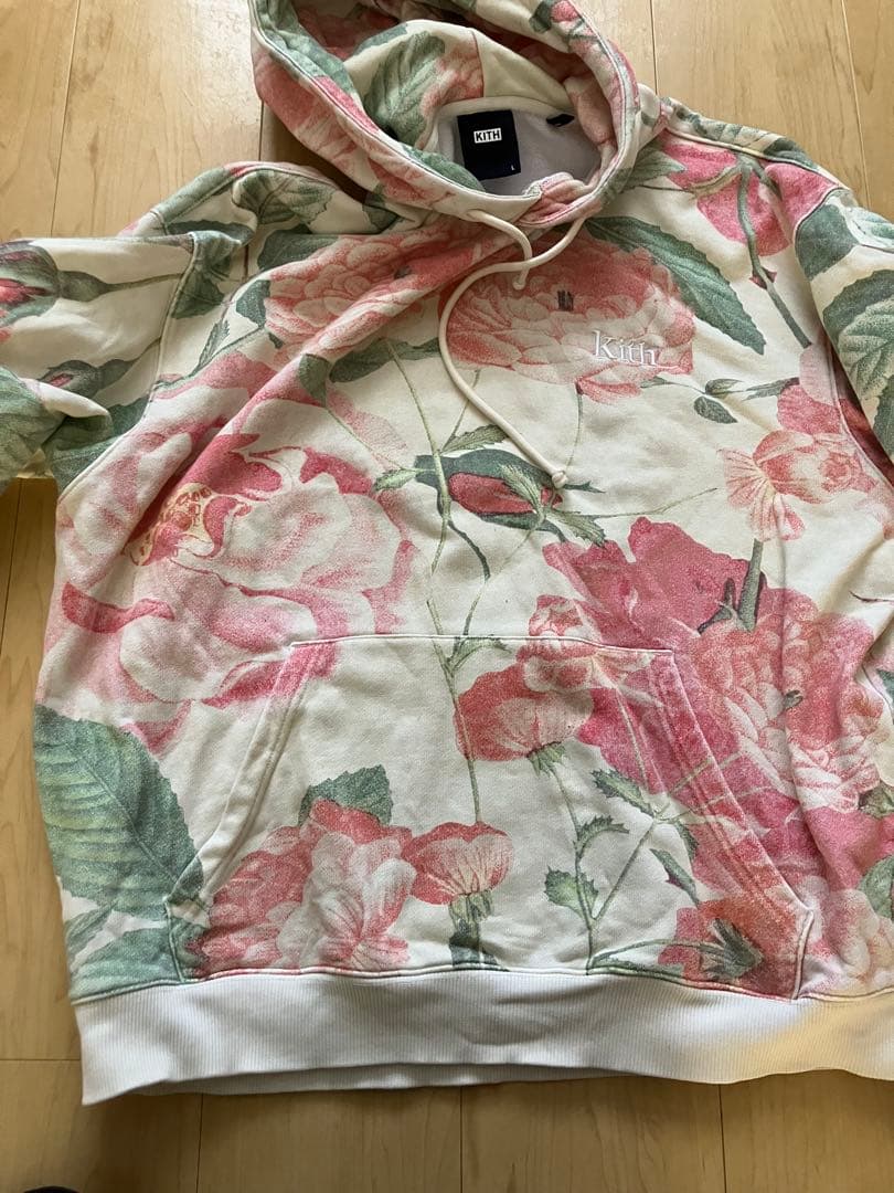 Kith 花柄 パーカー Lサイズ