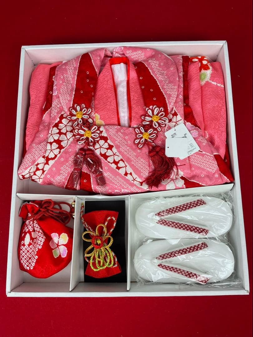 【激安】七五三 正絹三ツ身被布セット　439