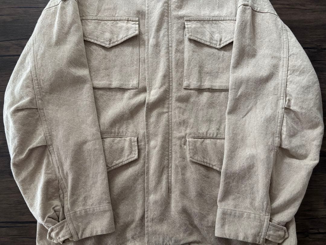【FRAMeWORK】綿麻キャンバスフィールドジャケット