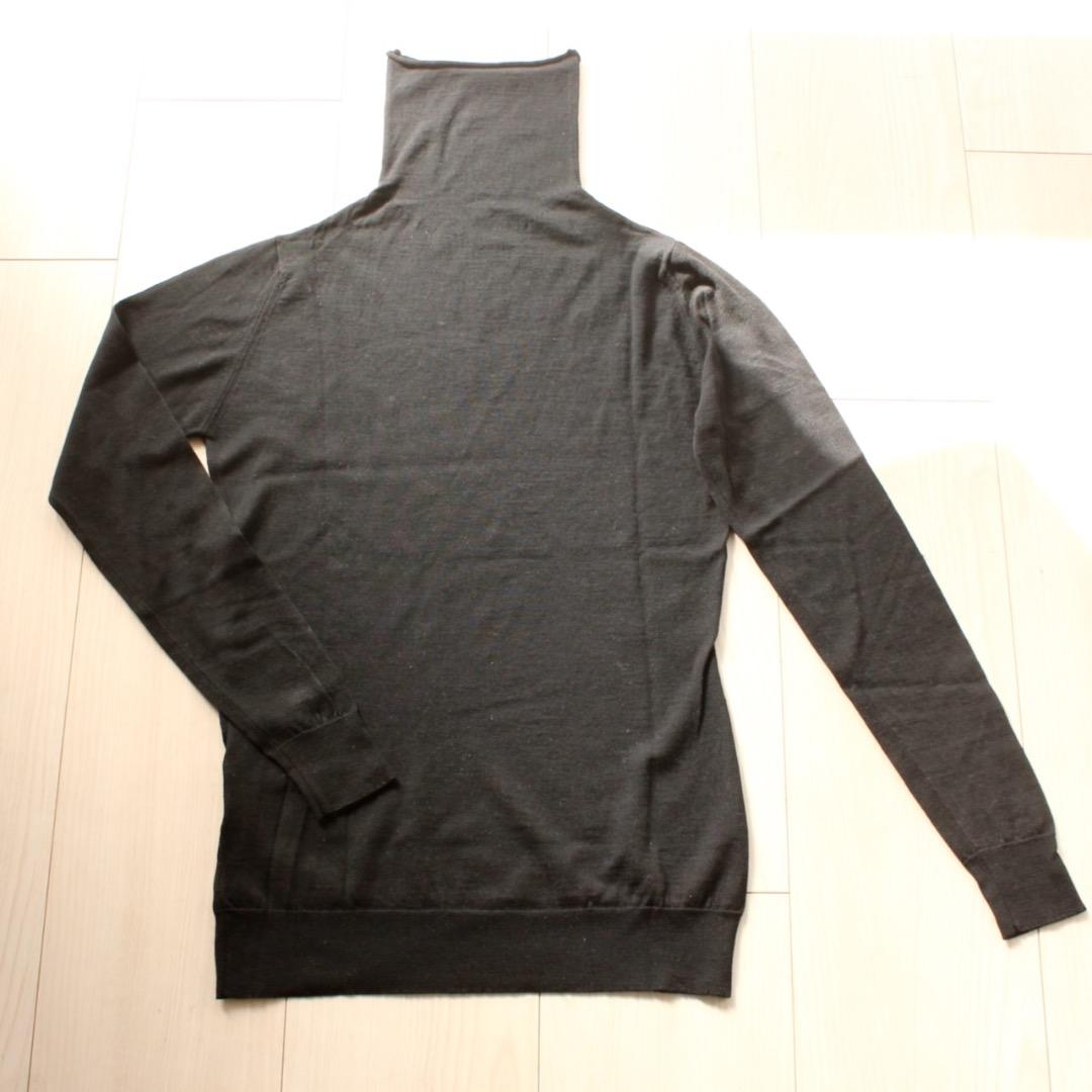JOHN SMEDLEY A4659 30G ピュアメリノウール タートルネック