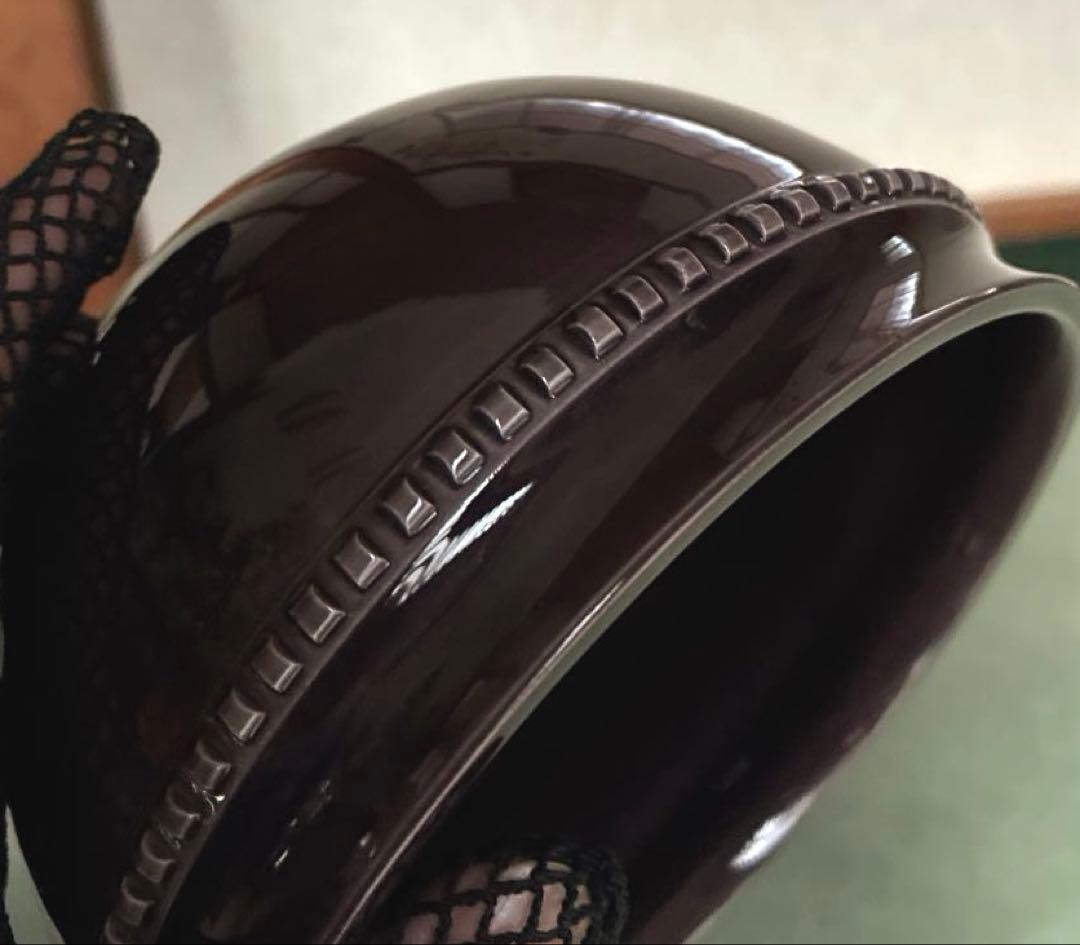 美品✨【茶道具】紫交趾　鋲紋　建水✨中村翠嵐✨ 御物袋【紫縮緬】共箱　外箱　歴栞