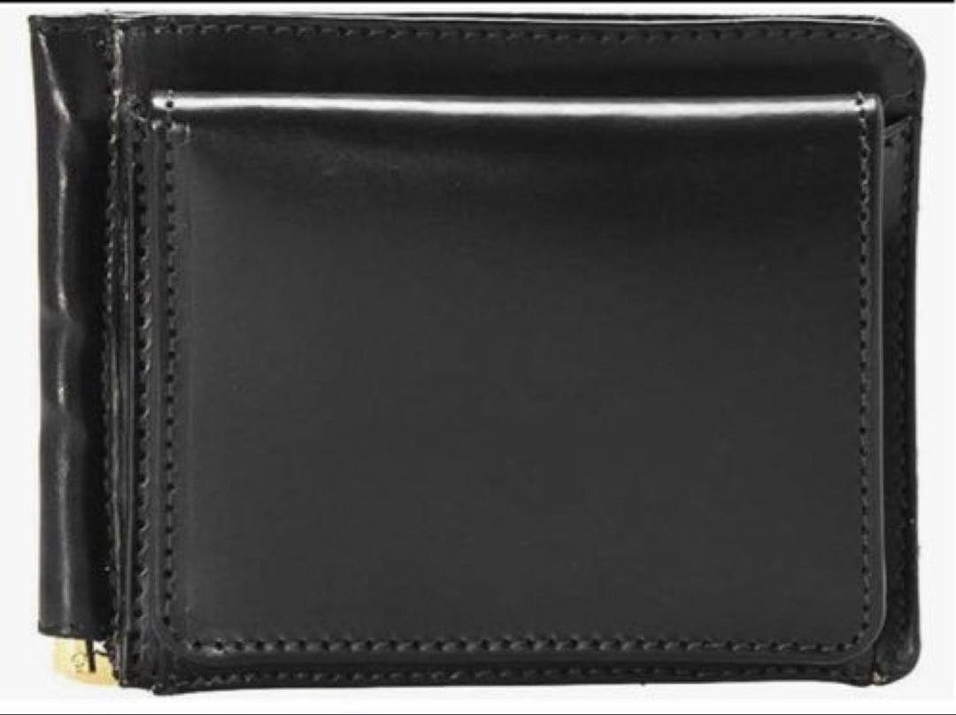 ⭐️特別価格‼️GLEN マネークリップ ブラック ポケット付き