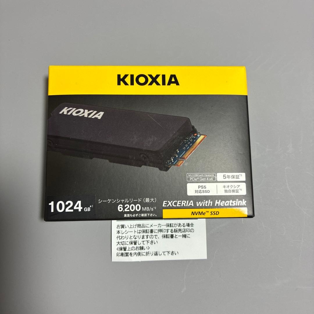 KIOXIAキオクシア 1TB SSD EXCERIA with ヒートシンク