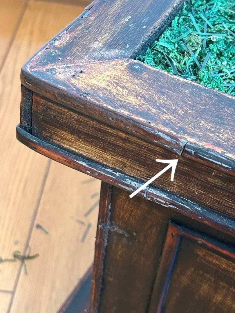 【ヴィンテージ】クリスマスツリー　高さ約150㎝　足元木製ボックス