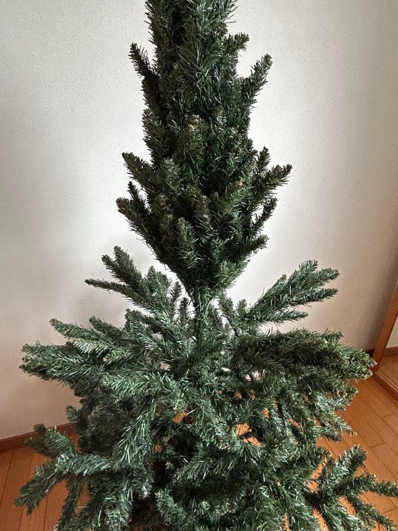 【ヴィンテージ】クリスマスツリー　高さ約150㎝　足元木製ボックス