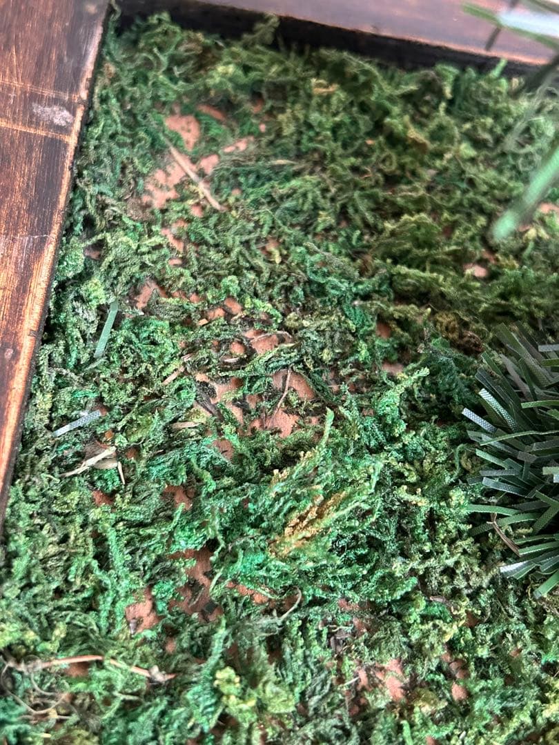 【ヴィンテージ】クリスマスツリー　高さ約150㎝　足元木製ボックス