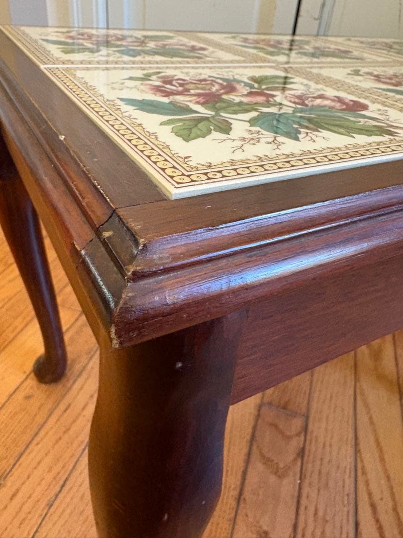 TILECRAFTS社製 英国 ヴィンテージタイル ティーテーブル ビクトリアン