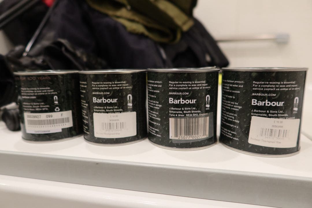 Barbour Wax Thornproof Dressing 4缶セット