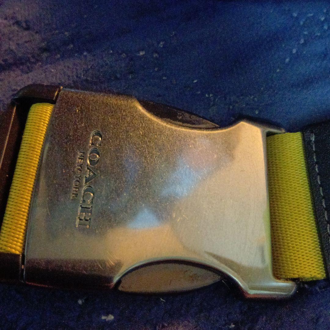 【ひっこ】COACH シグネチャ コーチスタンプ トラック ボディバッグ