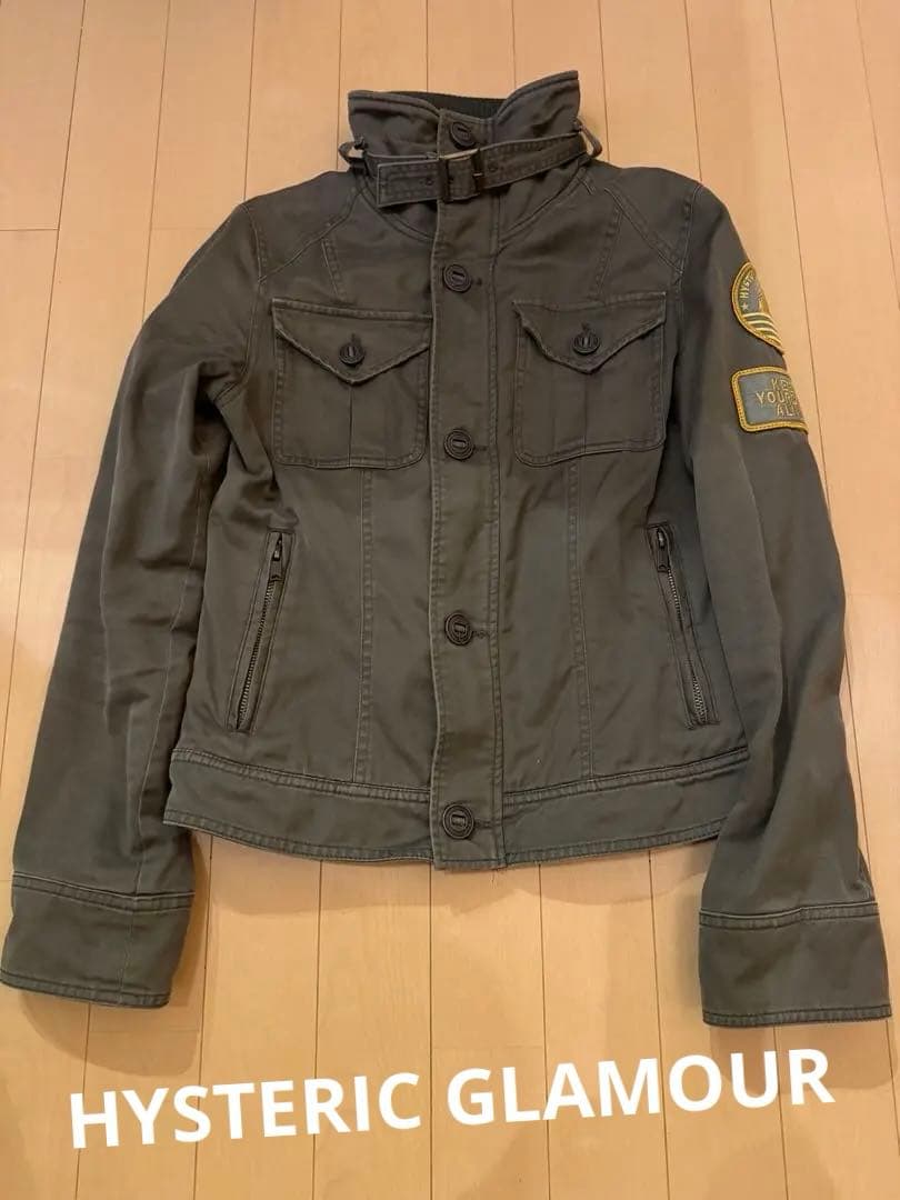 HYSTERIC GLAMOUR ミリタリージャケット カーキ