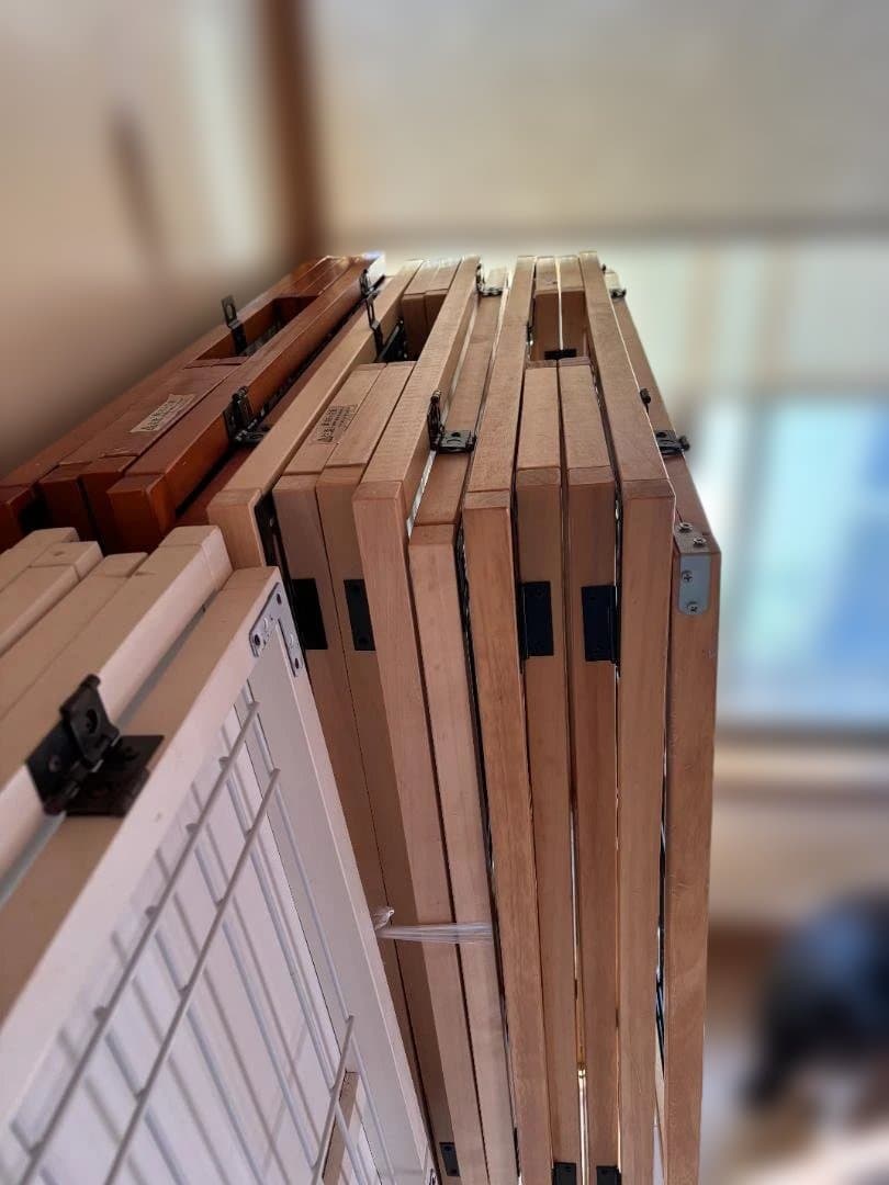 ③廃盤品 希少ナチュラルワン☆彡木製キャット猫おやすみケージ（３段ナチュラル色）