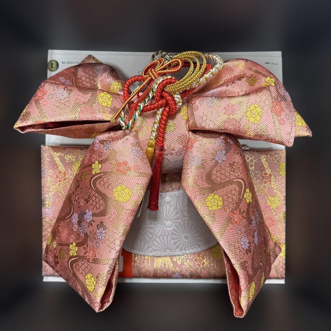 七五三 作り帯 L寸 7歳向け ピンク