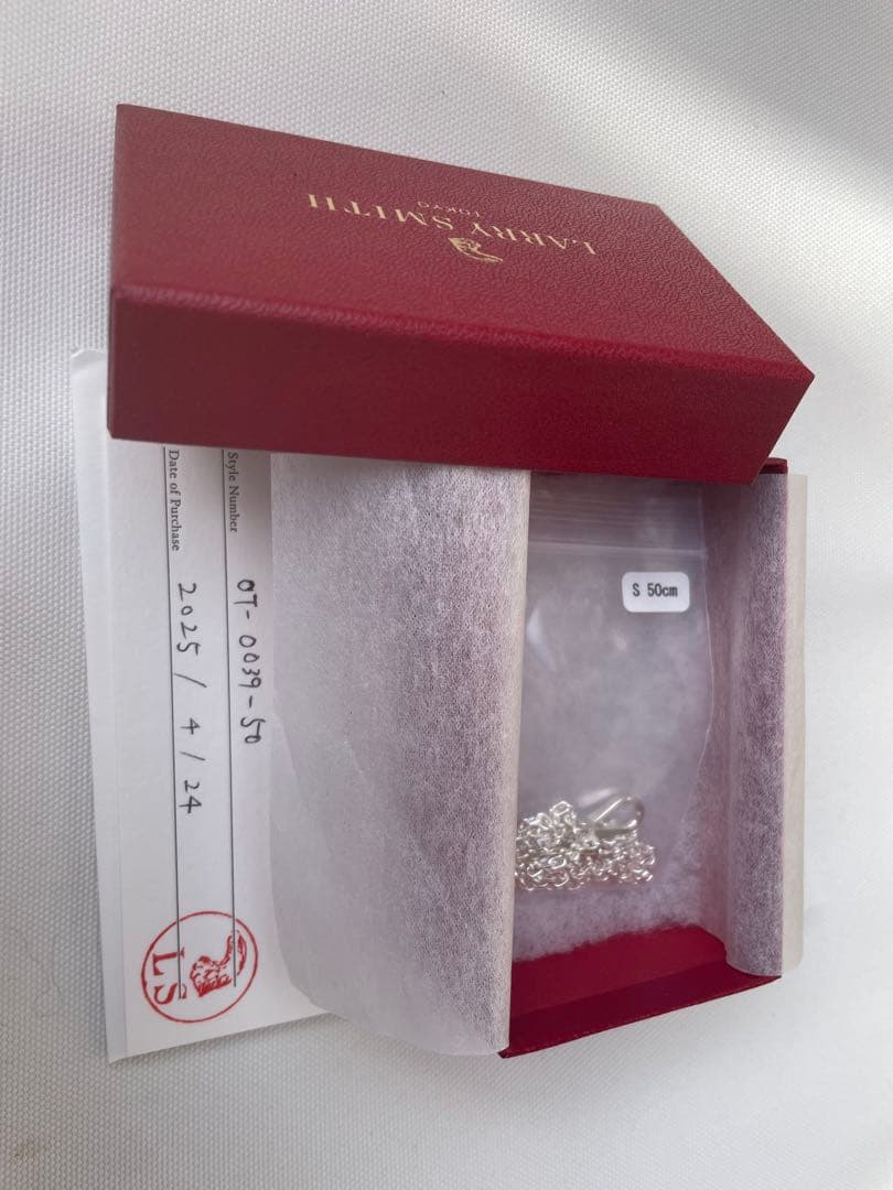 LARRY SMITH ラリースミス ネックレス S 50センチ 未使用