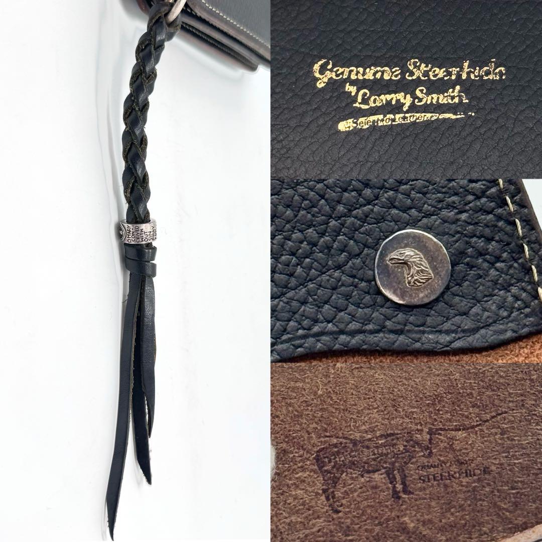 極美品 LARRY SMITH トラッカーズウォレット　ラリースミス コンチョ