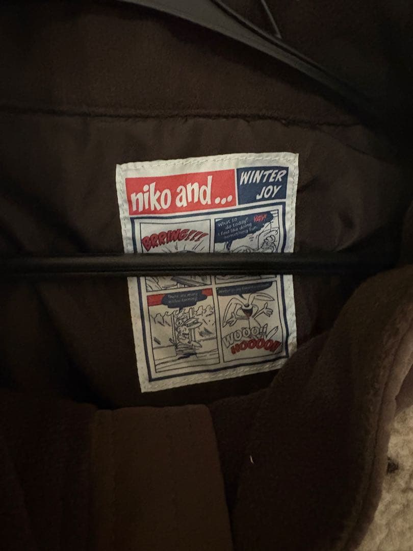 専用niko and... ブラウンウィンタージャケット