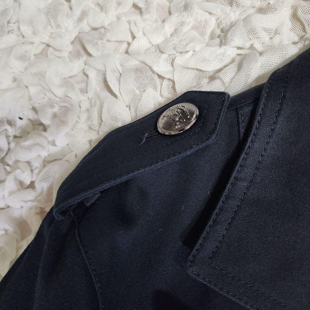 アキバーバリーブラックレーベル ノバチェック ダブル トレンチコート