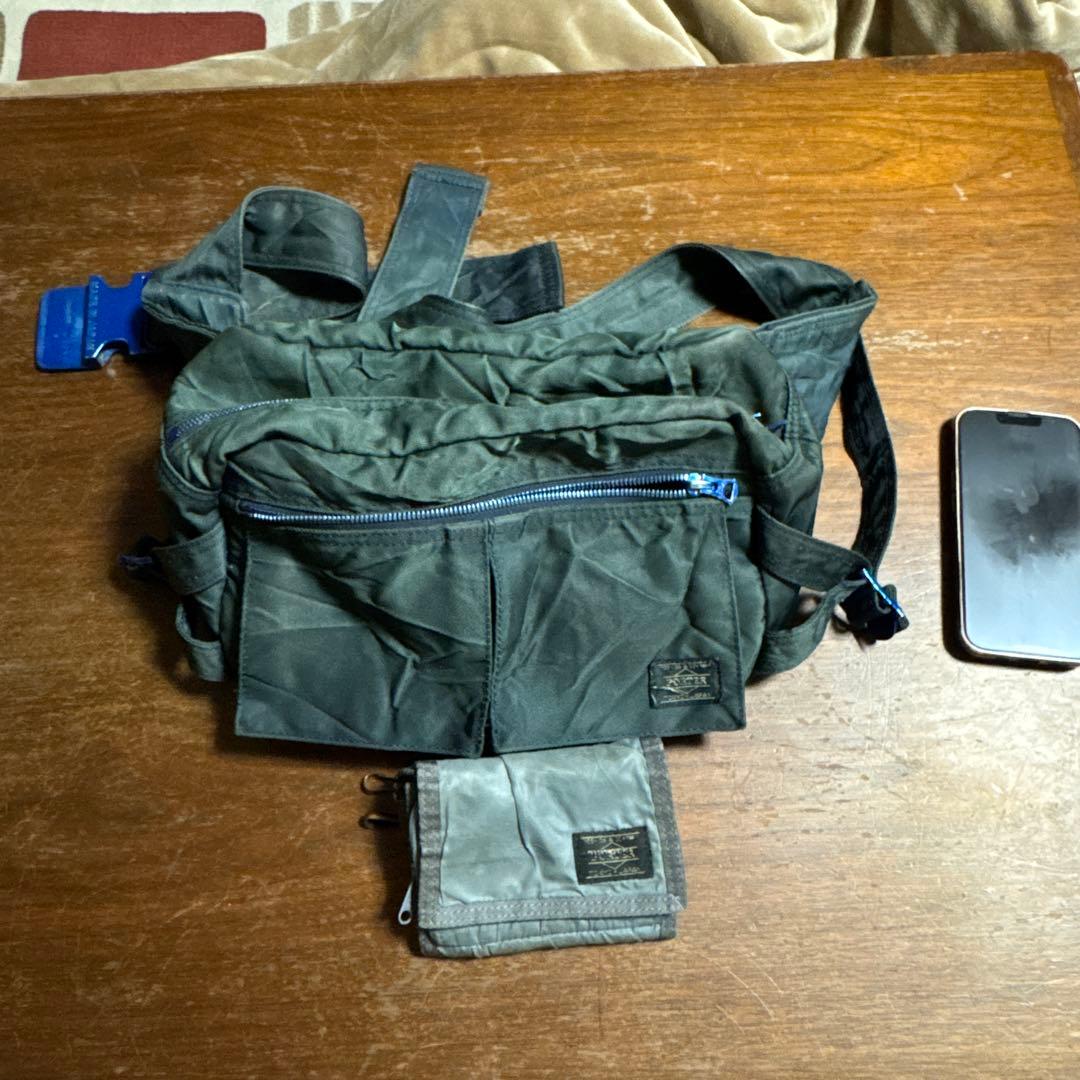 【PORTER】ウエストバッグ ボディバッグ ＋ 財布セット 中古