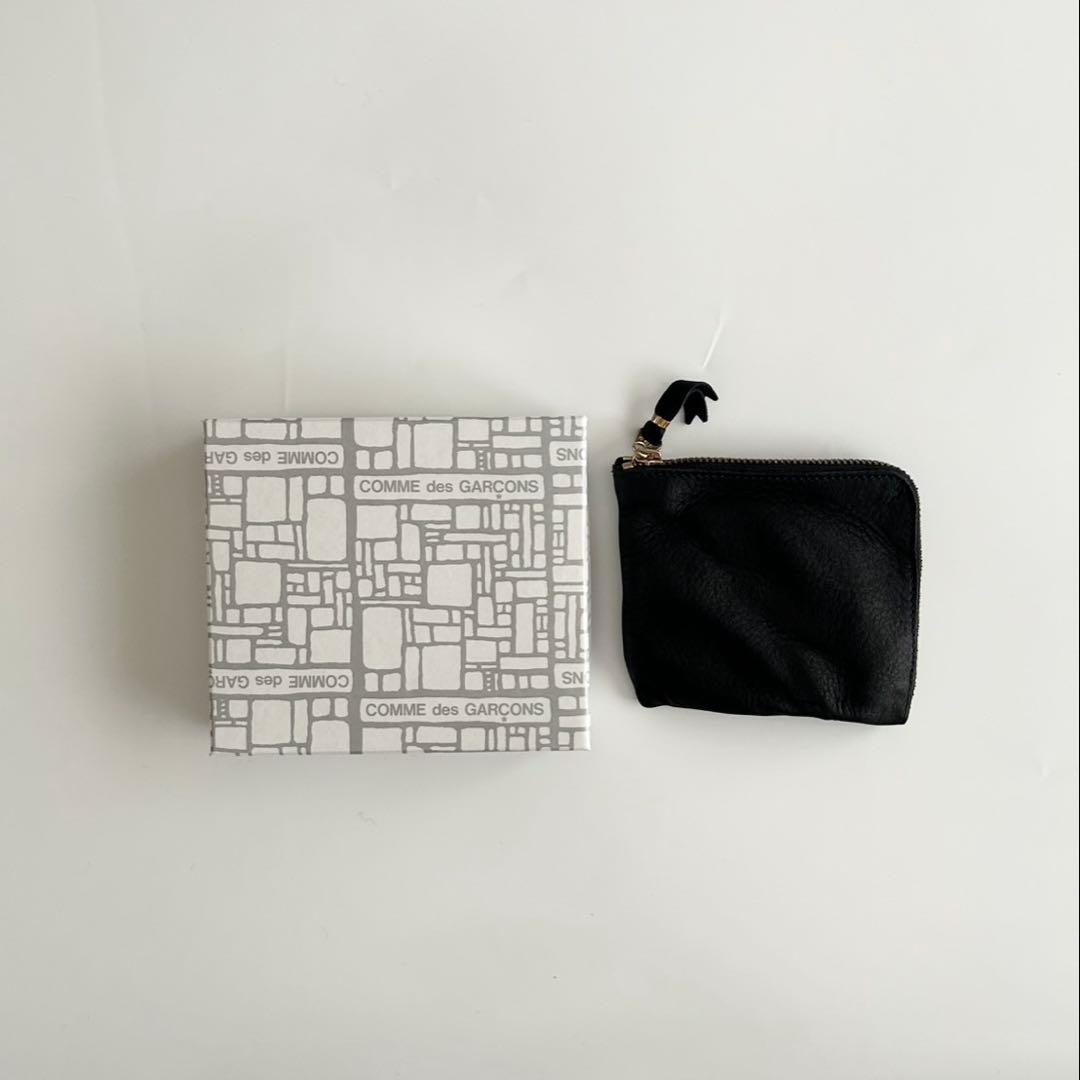 小物 COMME des GARCONS L ZIP WASHED WALLET