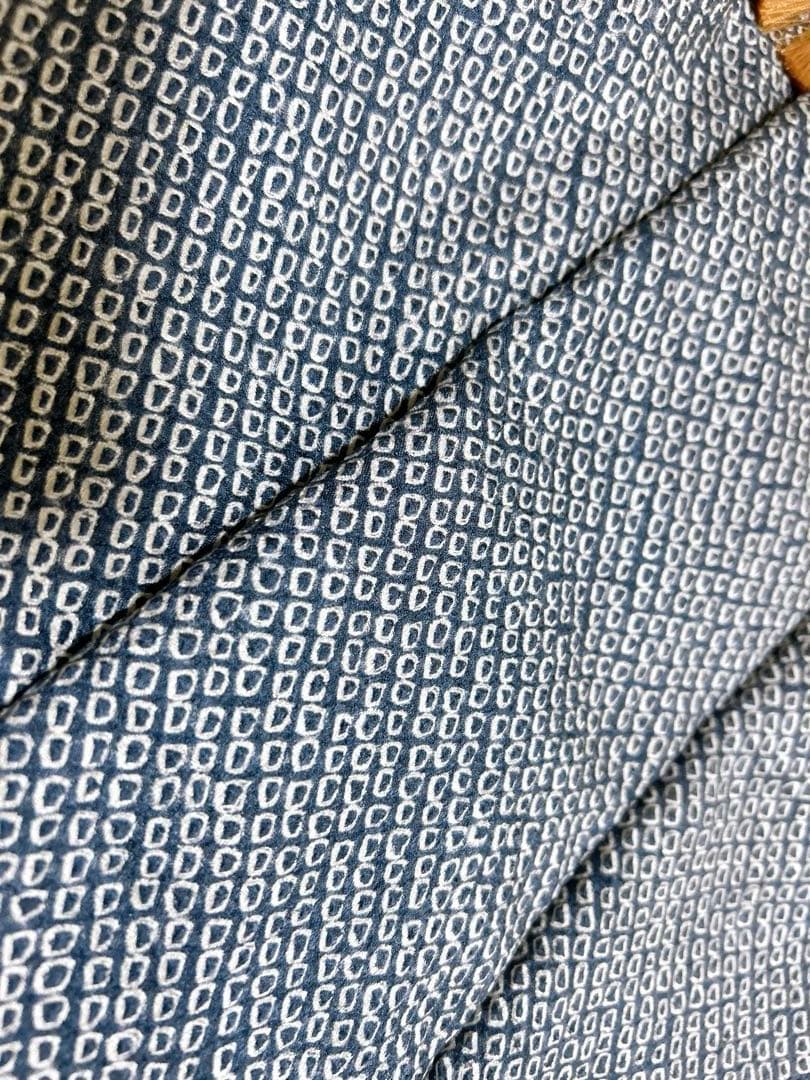 人気の総絞り被布♡七五三　3歳　男の子　フルセット　一式　青系　鷹　正絹