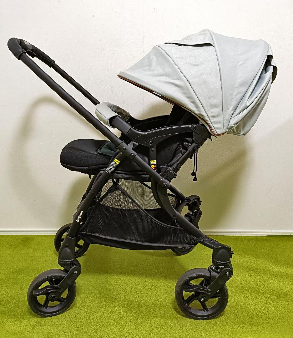 ピジョン ランフィ RB3 ノルディック A型 両対面 美品 取説・レインカバー