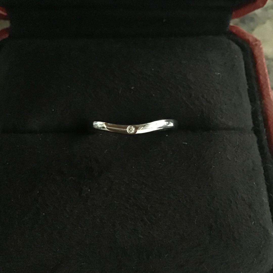 Cartier バレリーナカーブウエデイングリング　49号