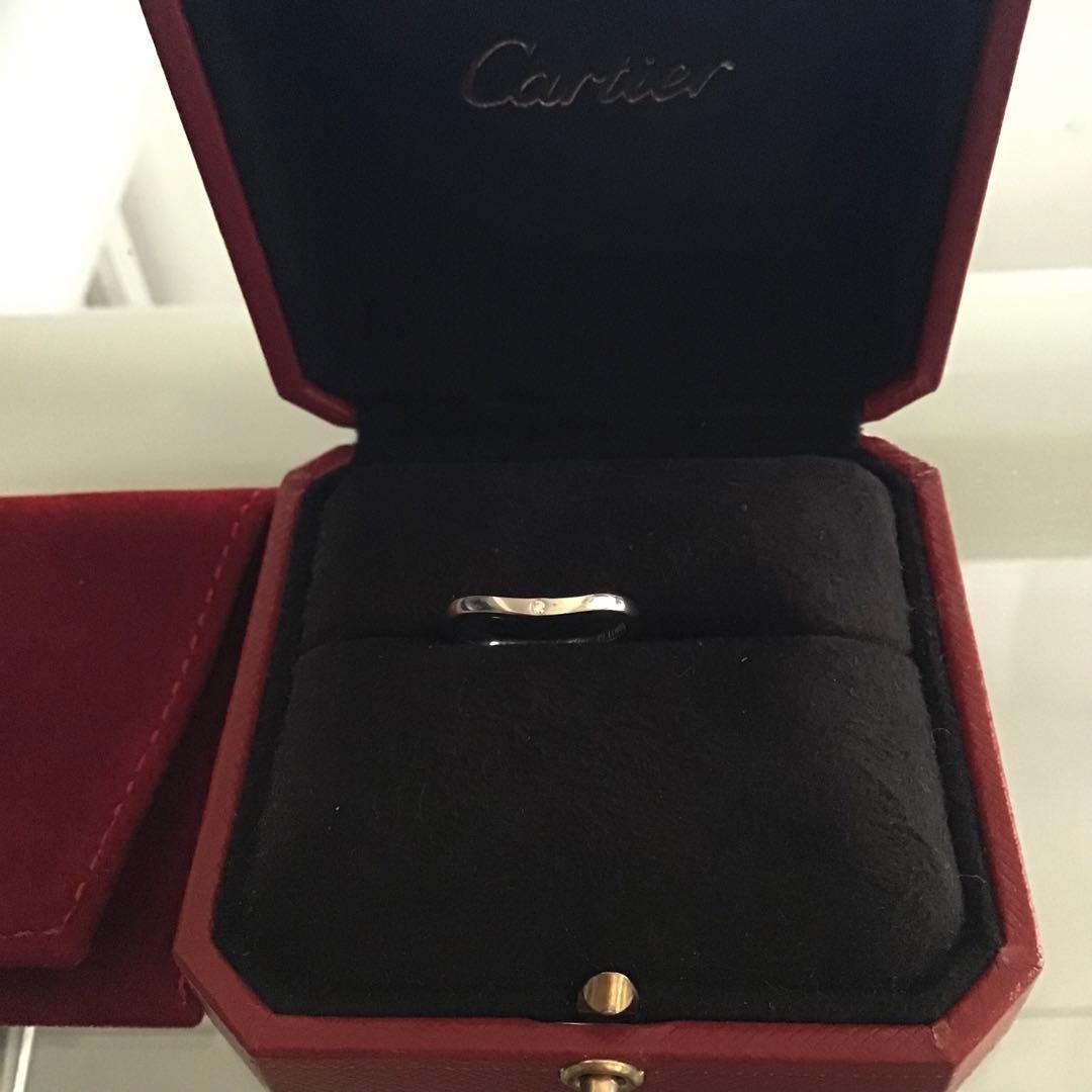 Cartier バレリーナカーブウエデイングリング　49号