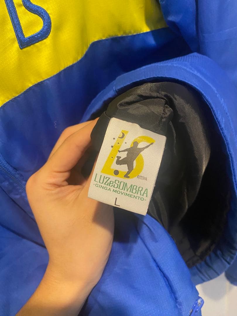 【冬大活躍】LUZeSOMBRAルースイソンブラLSフットサル青黄ジャケッダウン