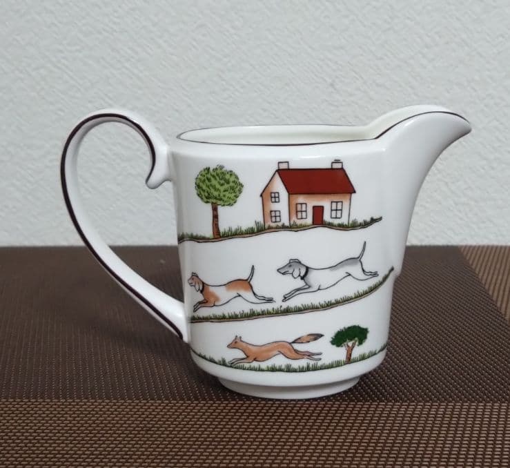 ウェッジウッド・ハンティングシーン クリーマー