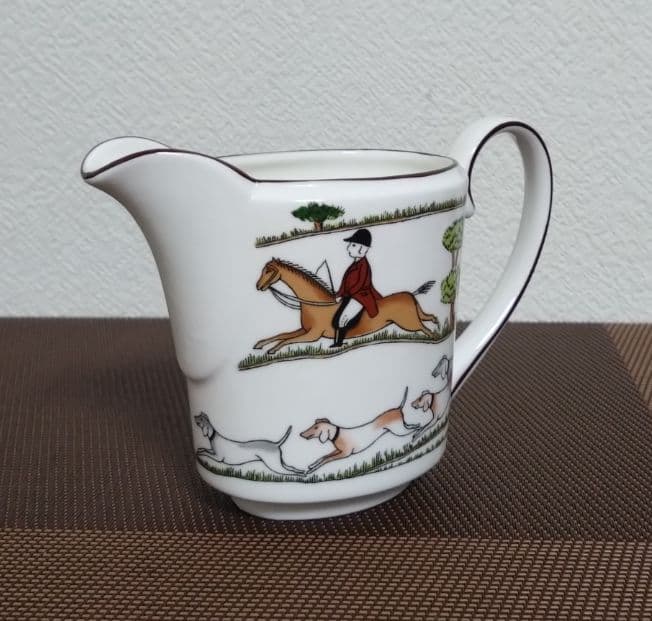 ウェッジウッド・ハンティングシーン クリーマー