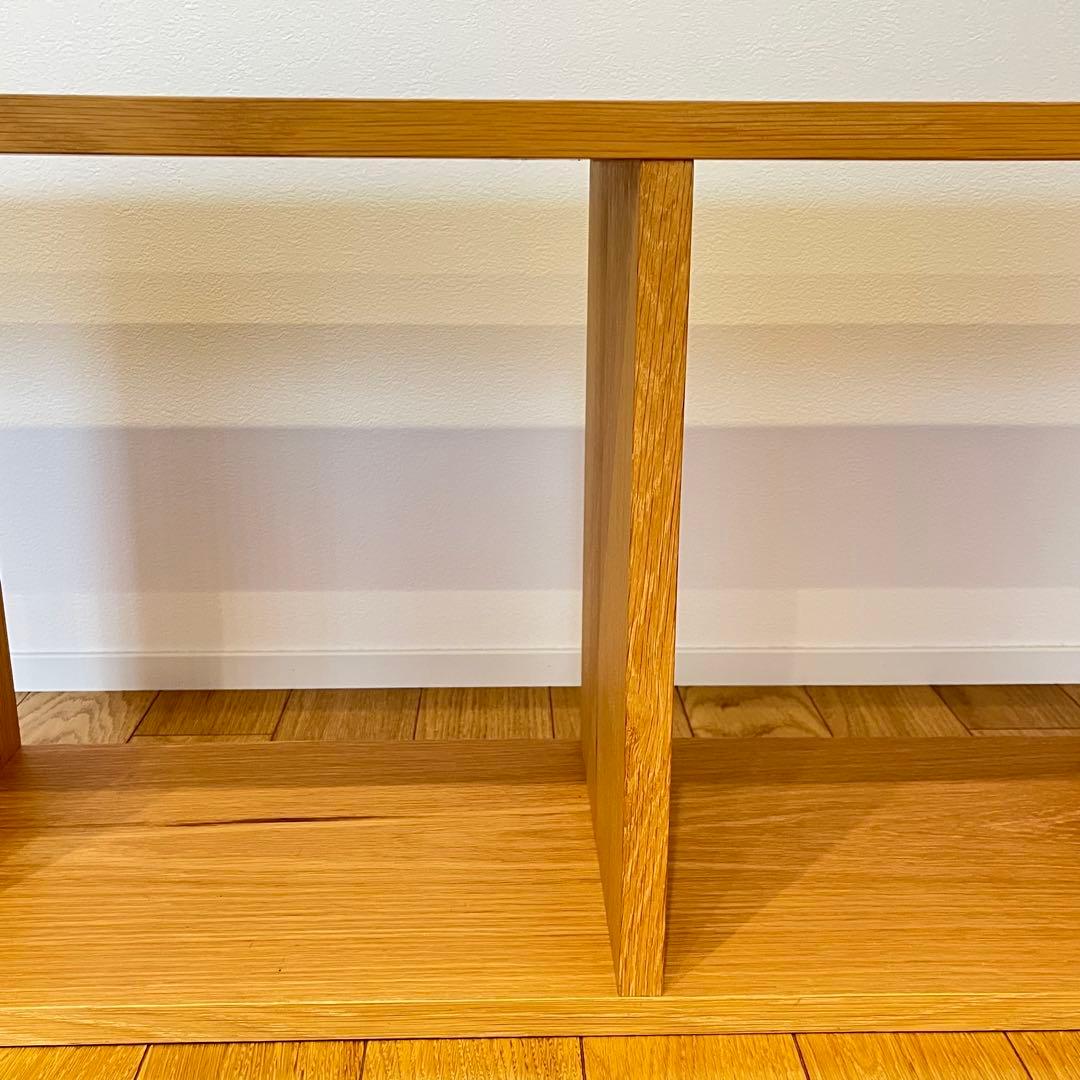 【お値下げ不可】無印良品　スタッキングシェルフ　5段　オーク材