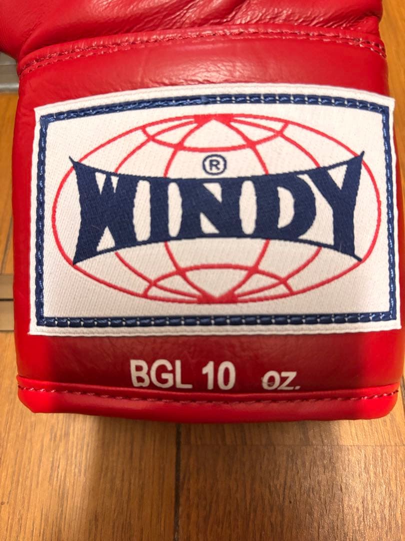 WINDY ウインディーヒモ式　10oz red 赤　新品未使用品 本革製