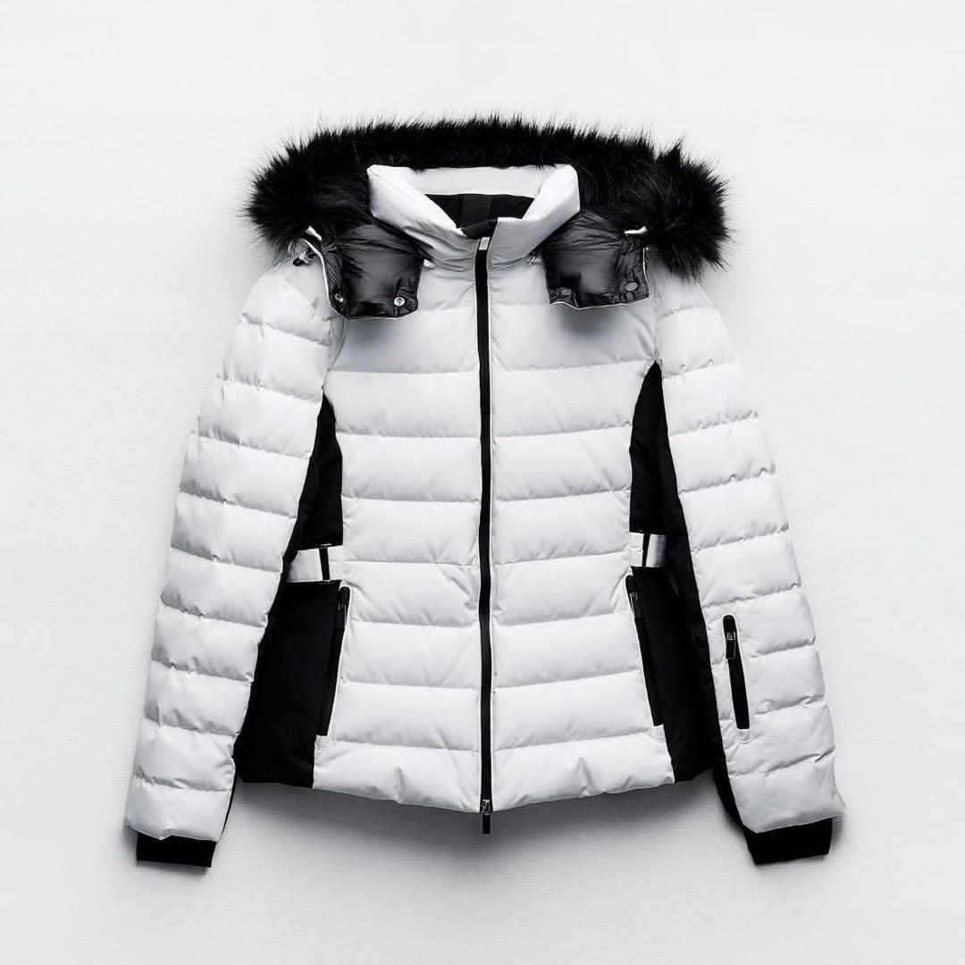 ZARA ザラ　スキーウェア　ダウンジャケット　スキーコレクション　スノボ