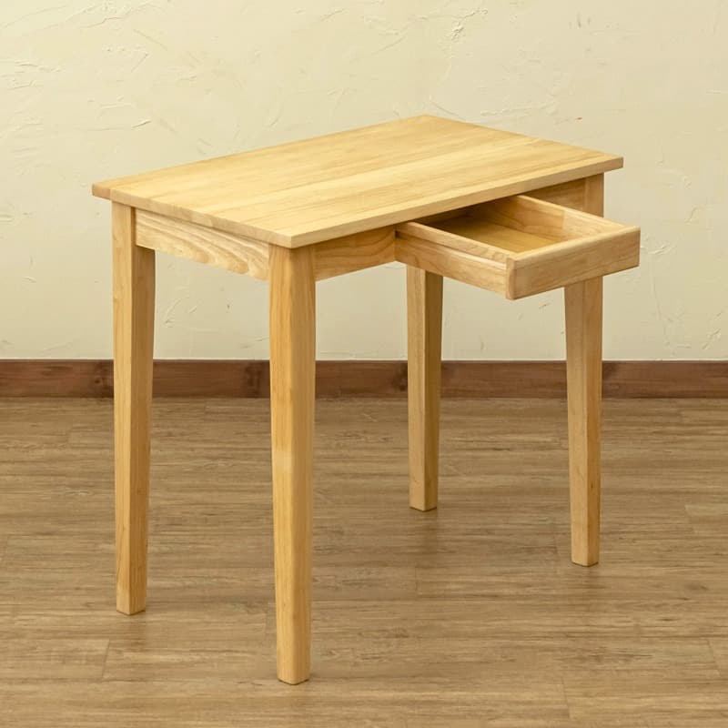 《新品・送料無料》木製テーブル　75×45　NA/WW