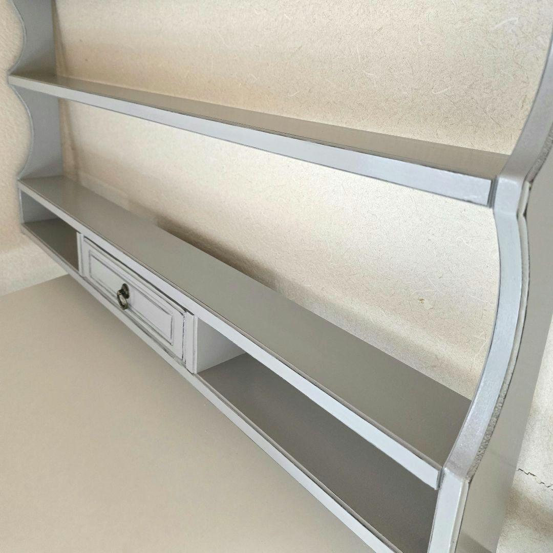 kotobukihime　フレンチシャビー壁掛けシェルフ　ワイド1050