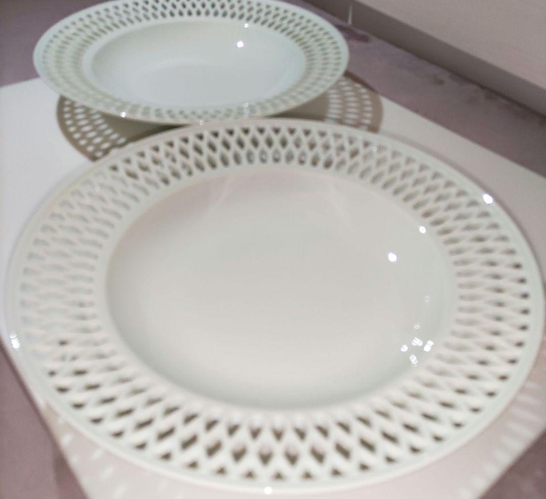 各2枚 食器10点セット パニエシリーズ レース ブレード Francfranc