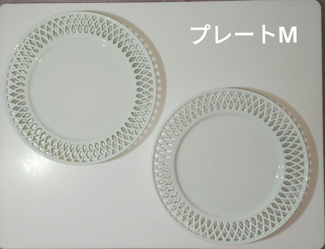 各2枚 食器10点セット パニエシリーズ レース ブレード Francfranc