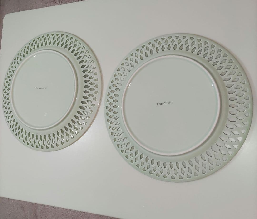 各2枚 食器10点セット パニエシリーズ レース ブレード Francfranc