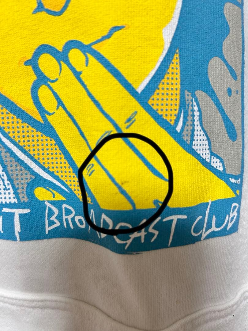 Hatsunex コラボパーカー たっくーtv ウィメンズ 白 水色