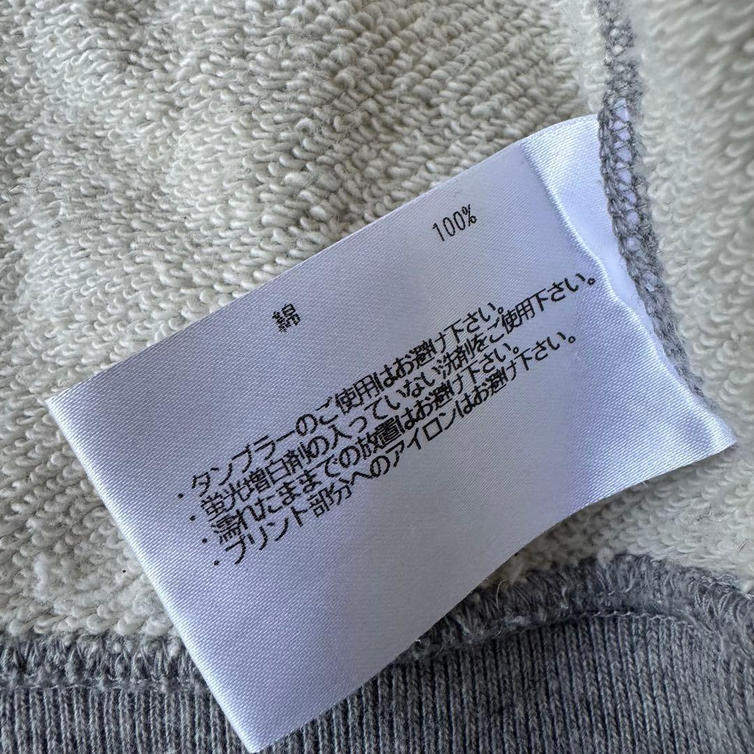 LOOPWHEELER グレー ハイネック ジップアップパーカー XL コットン