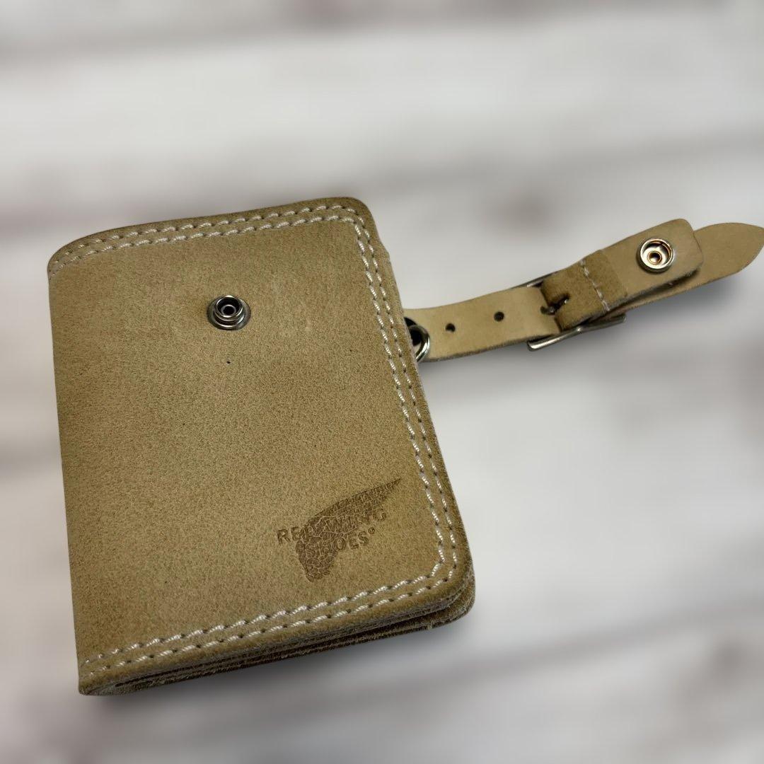 レッドウイング　二つ折り財布　廃盤美品　ベージュ