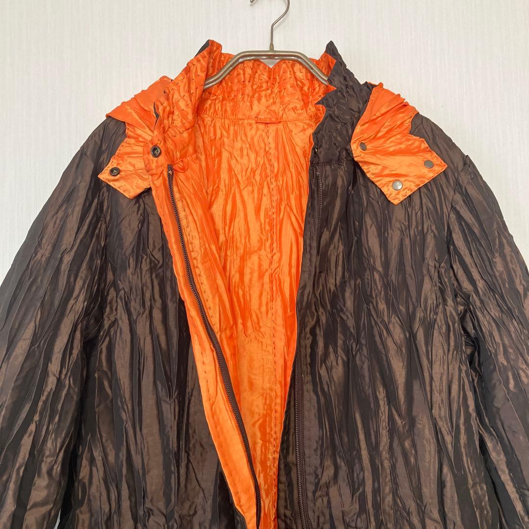 ウ*サ様 大きい未使用✨️ HIROKO BIS リバーシブルプリーツ加工ダウン