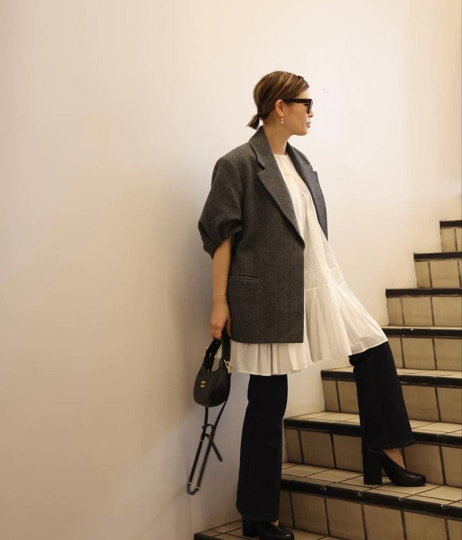 ワンピース Deuxieme Classe MARILYNMOON TIERED DRESS