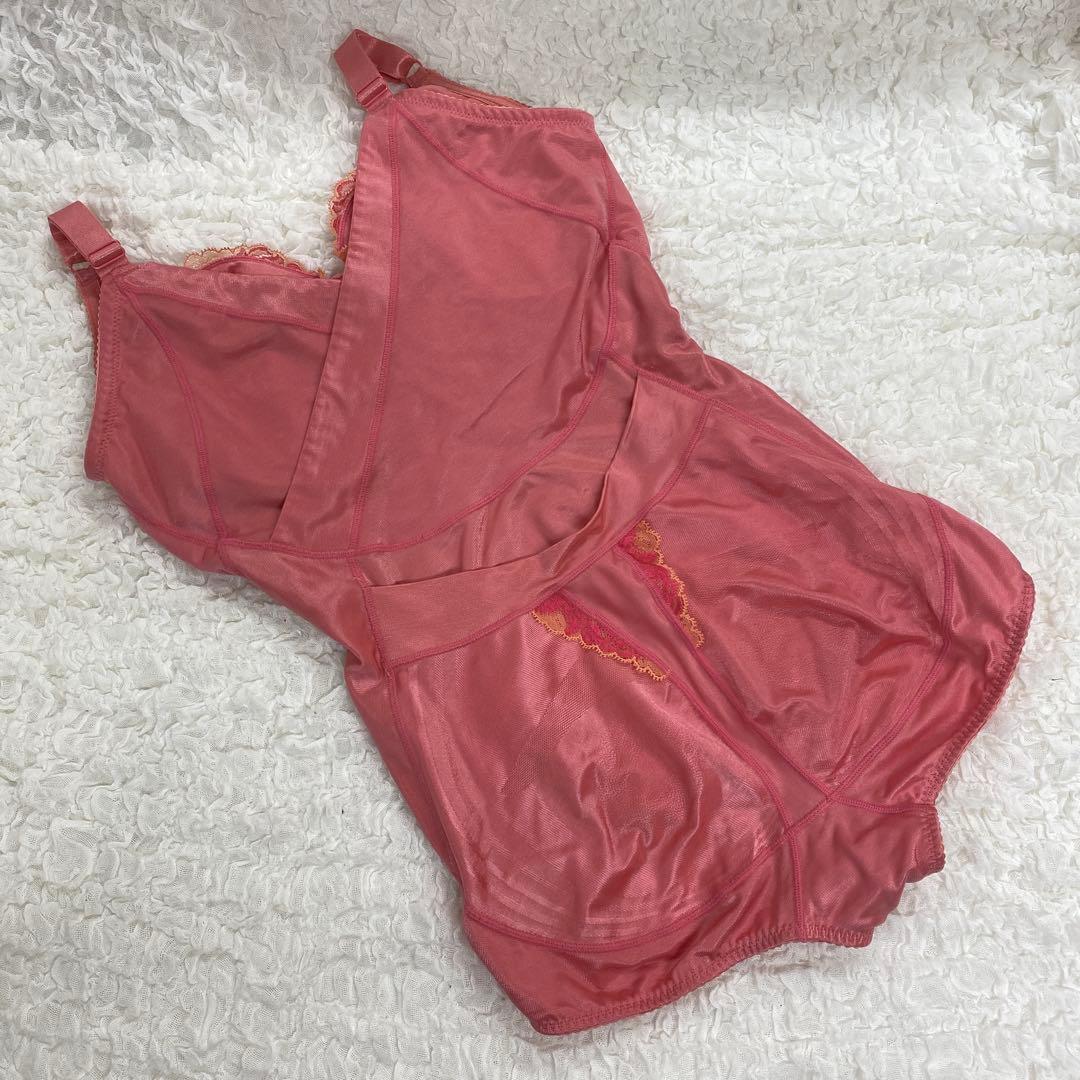 マルコ 補正下着 ボディスーツ E80 LL カーヴィシャス ピンク