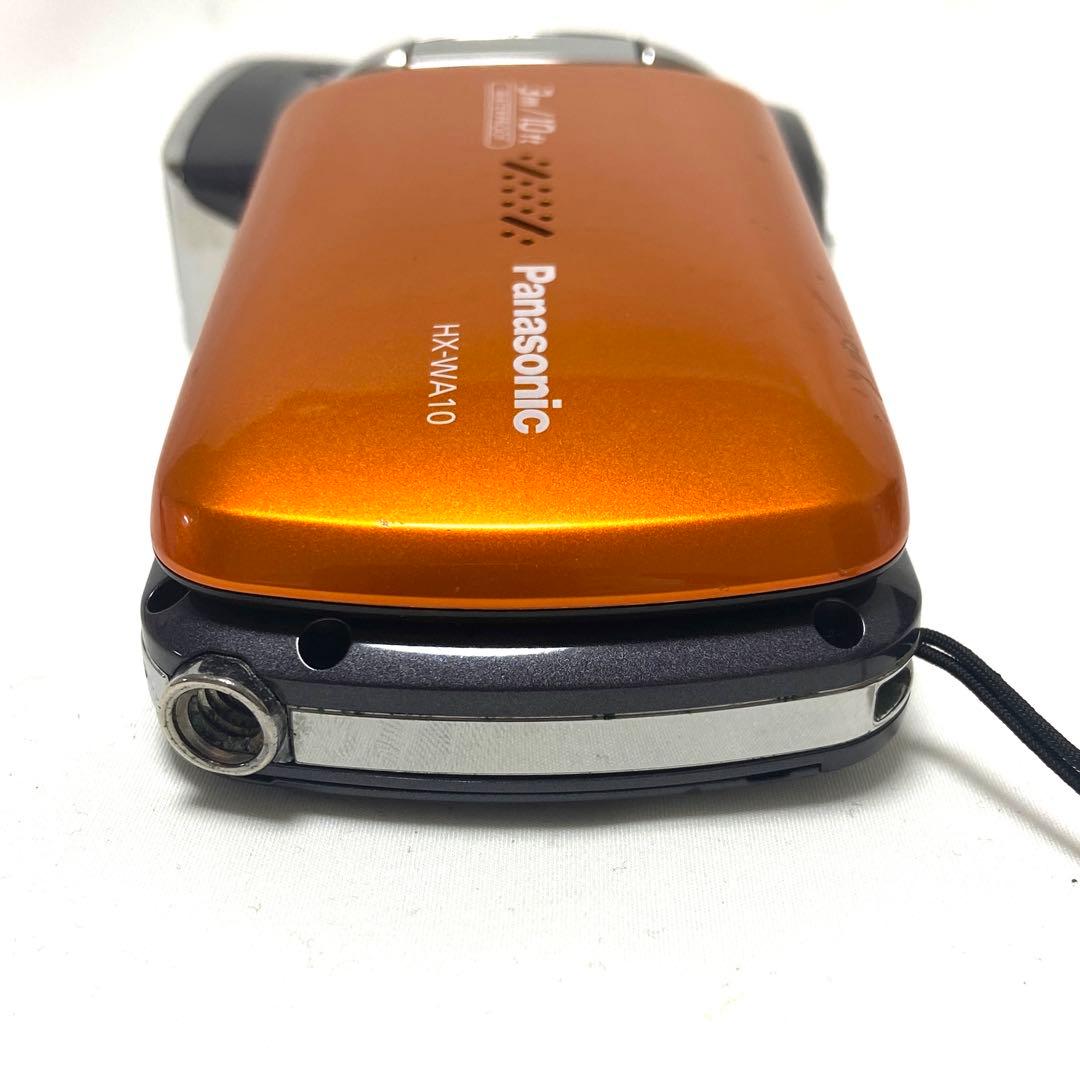 Panasonic HX-WA10 オレンジ ビデオカメラ 動作品
