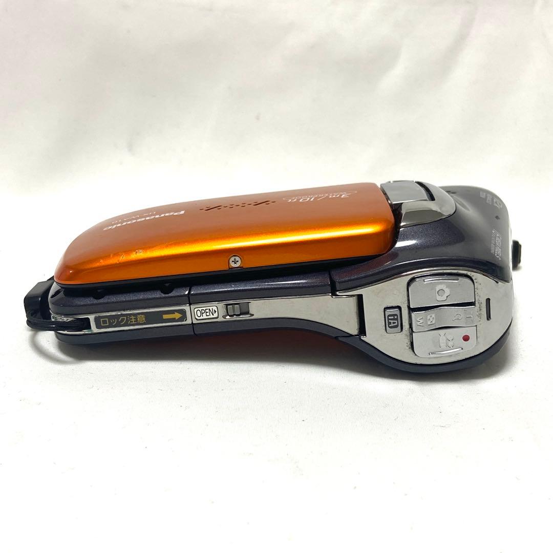 Panasonic HX-WA10 オレンジ ビデオカメラ 動作品