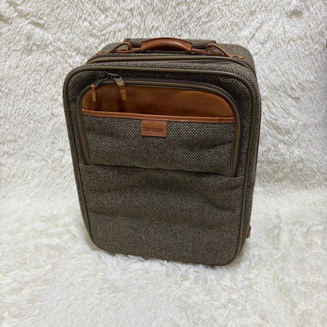 hartmann キャリーケース　ツイード